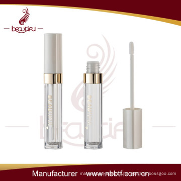 low cost high quality empty square custom lip gloss tube